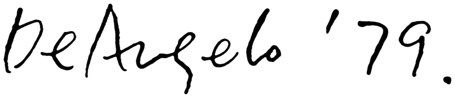 Tony DeAngelo signature